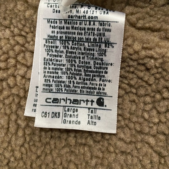 SOLD! Carhartt Sandstone Ridge Sherpa Lined Coat - Picture 7 of 8